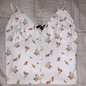 white flower tank
